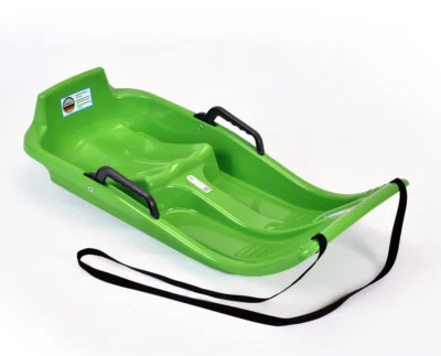 Schlitten KHW Minibob Kunststoff 90 x 40 x 15 cm grün