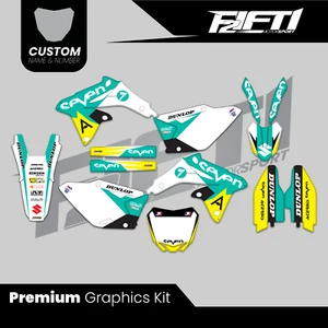 Mid Range Graphics Kit to fit Suzuki RMZ450 2008 2009 2010 2011 2012 RMZ 450 - Picture 1 of 5