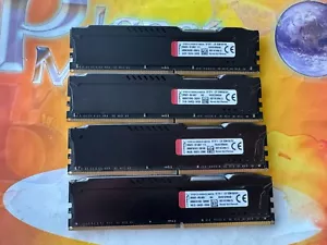Kingston PC4-19200 64GB (4x16GB) DDR4 2400 NON ECC Desktop Ram HX424C15FBK4/64 - Picture 1 of 4