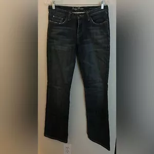 Indigo Palms Women's Newport Palms Denim Jeans, Straight Leg; Size 6R 28 Waist - Picture 1 of 10