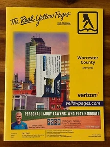 Rubrica telefonica Verizon The Real Yellow Pages Worcester County 2023 directory massa MA - Foto 1 di 6