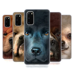 OFFICIAL VINCENT HIE BIG FACE DOGS GEL CASE FOR SAMSUNG PHONES 1 - Picture 1 of 19