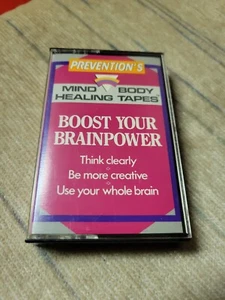 PREVENTION’S MIND BODY HEALING  TAPE BOOST YOUR BRAINPOWER CASSETTE TAPE  - Picture 1 of 3