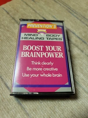 PREVENTION’S MIND BODY HEALING  TAPE BOOST YOUR BRAINPOWER CASSETTE TAPE  - Image 1 of 3