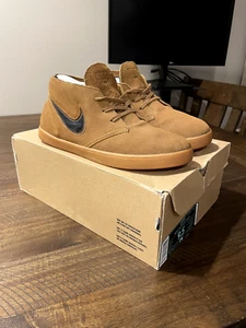 Lightly worn Mens Nike SB Hybred Boot 555366-202 Tan Shoes Hybrid Skateboard 9.5 - Bild 1 von 12