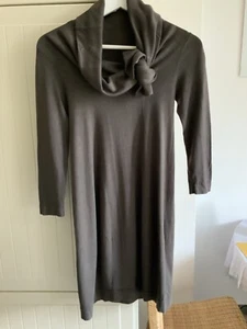 Hoss Intropia Kleid Longpullover Gr.XS Khaki - Bild 1 von 9