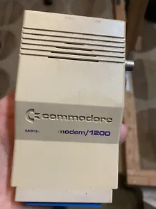 Vintage Commodore Modem 1200 For Commodore 64 & 128 Model 1670 Untested - Picture 1 of 6