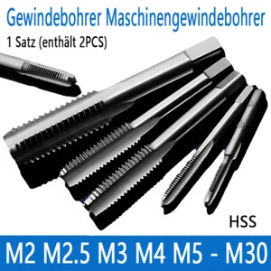 Gewindebohrer Maschinengewindebohrer Gewindeschneider M2 - M30 HSS Metrisch - Picture 1 of 24