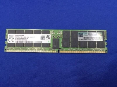 P43333-0A1 HPE 64GB (1X64GB) 2Rx4 PC5-4800B MEMORY P48502-001 P43331-B21 - Image 1 of 2