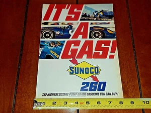 1967 SUNOCO SPECIAL 260 MARK DONOHUE ORIGINAL AD - Imagen 1 de 12