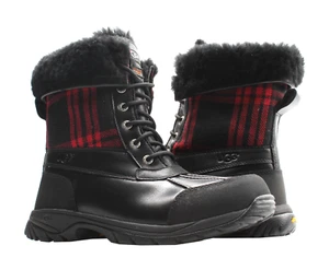 UGG AUTÉNTICAS [3251] M BUTTLE CUADROS CUERO EVENTO Impermeables 💦 BOTAS VIBRAM 🥾 - Imagen 1 de 12