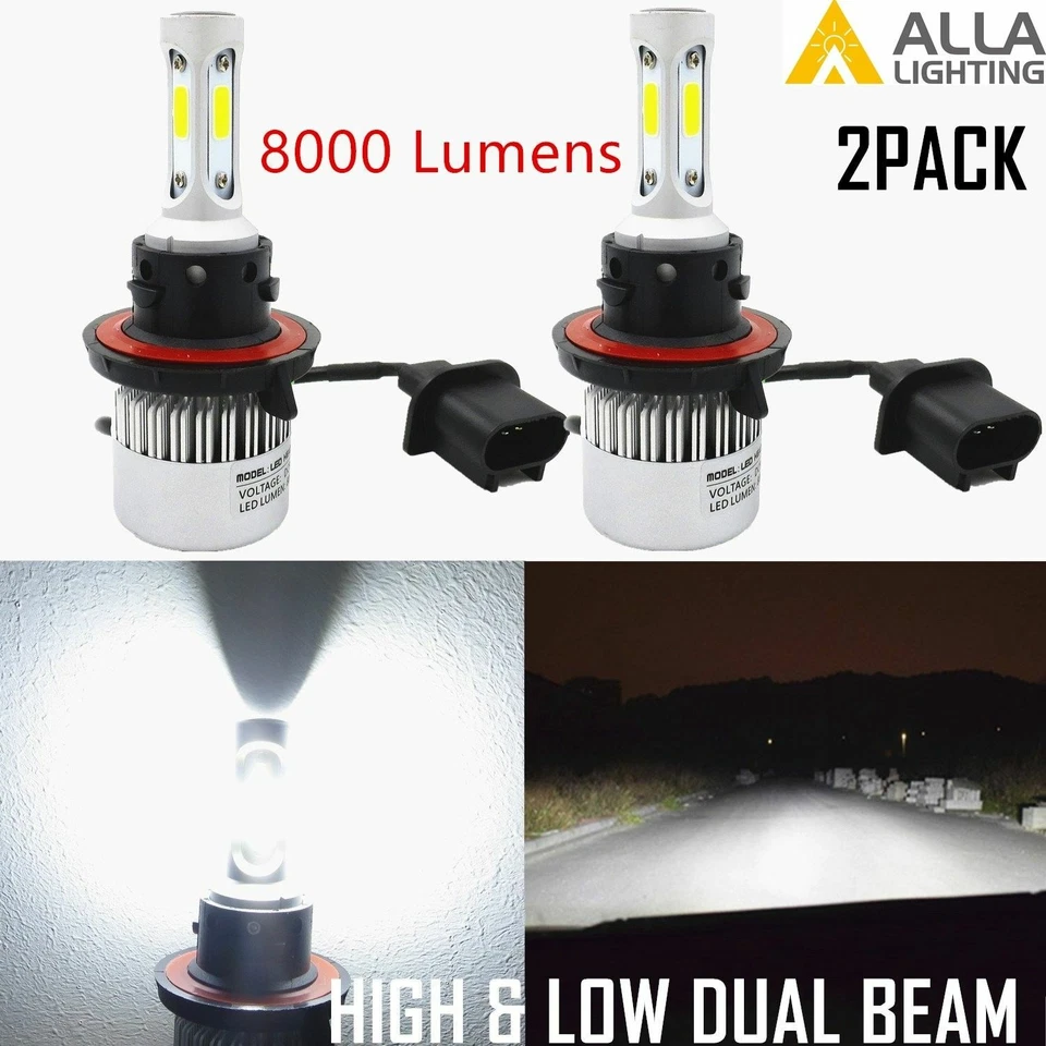 Сменная лампа для фары Alla Lighting Multi LED Chip COB Technology H13 белая - Изображение 1 из 4