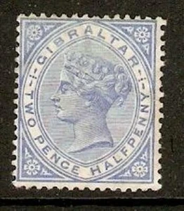 GIBRALTAR SG11 1886 21/2d BLUE MTD MINT - Bild 1 von 1