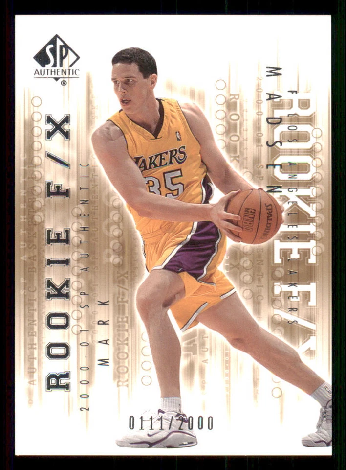 2000-01 SP Authentic #117 Mark Madsen RC /2000 - Image 1 of 2