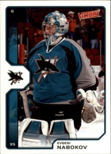 2002-03 Upper Deck Victory Hockey #179 Evgeni Nabokov