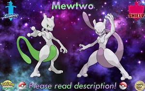⚔️Scudo Spada Pokémon Shiny Non Shiny Mewtwo 6IV🛡️Pokémon CASA (💯Legale) - Foto 1 di 16