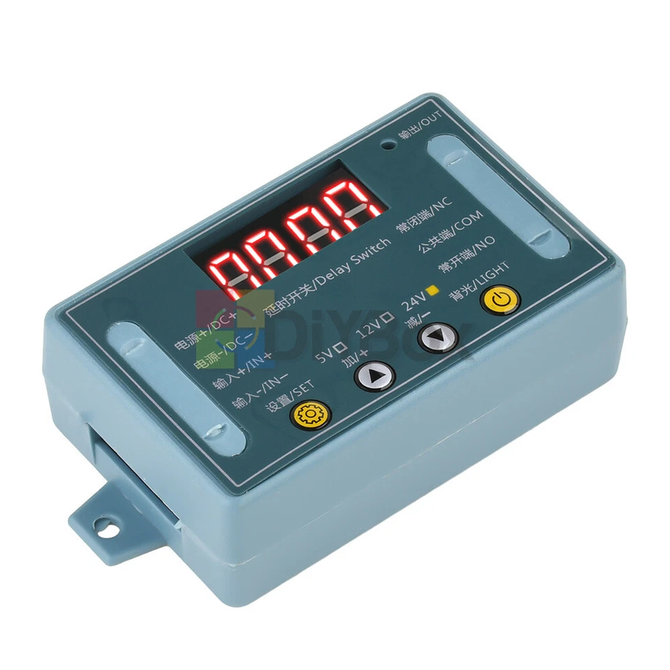 DC 5V 12V 24V 10A Delay Time Relay Module Programmable LED Timer Control Switch - Image 1 of 4
