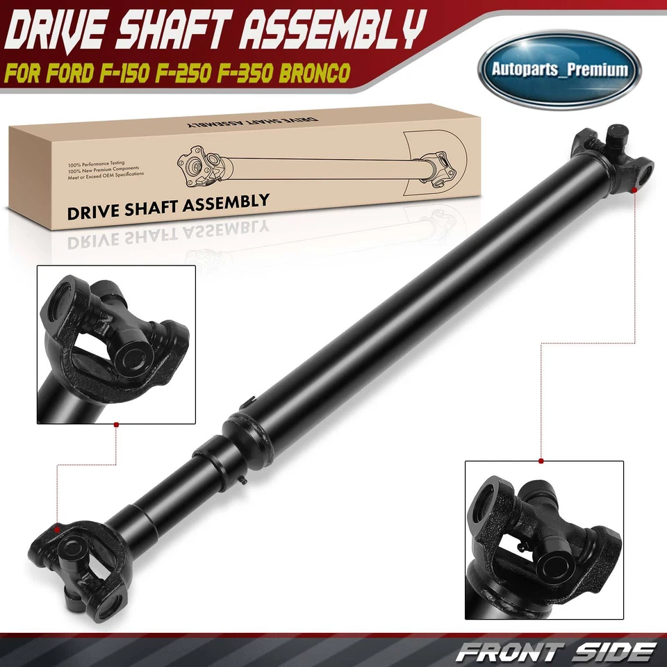 Eixo de transmissão dianteiro conjunto de hélice para Ford Bronco F-150 F-250 83-87 F-350 82-84 - Imagem 1 de 4