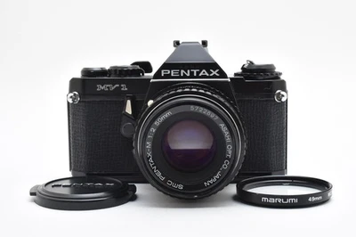 Cámara SLR Pentax MV-1 35 mm con lente SMC Pentax 50 mm f/2 [Excelente estado] Foto 1 de 4
