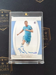 Panini National Treasures 2020-21 EDIN DZEKO Treasured Signatures automático #'d/465 - Imagen 1 de 2