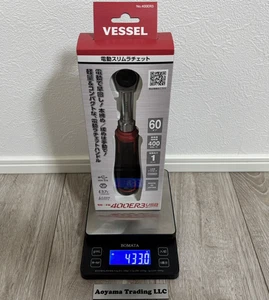 VESSEL 400ER Cordless Electric Slim Ratchet USB-typeC/Manual Made in Japan🔥 - Picture 1 of 24