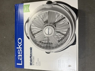 Lasko Wind Machine 20" 3-Speed Air Circulator Floor Fan, Gray - Image 1 of 2