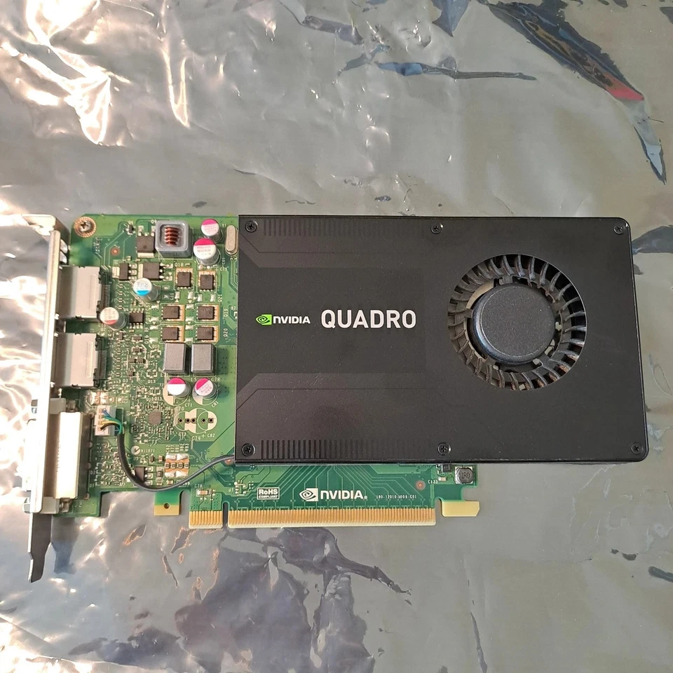 NVIDIA QUADRO K2200 4GB/ 2 DISPLAY PORT + DVIi TESTATA E FUNZIONANTE - Immagine 1 di 1