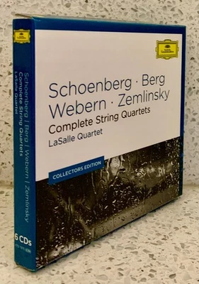 SCHOENBERG • BERG • WEBERN • ZEMLINSKY Complete String Quartets (6 cds) LASALLE Foto 1 de 4
