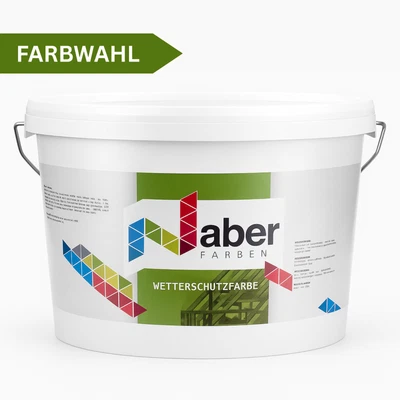 5 L Wetterschutzfarbe, Holzfarbe, Holzlack, Deckend, RAL Farbwahl - SEIDENMATT - Bild 1 von 4