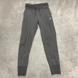 Gymshark Joggers Women Gray High Rise Joggers Elastic Waist XS - Picture 1 of 7