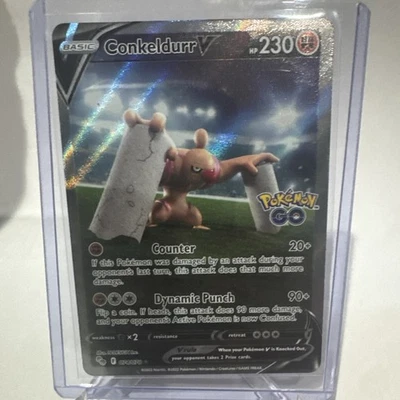 Conkeldurr V (Alternate Full Art) 074/078 Pokémon GO Holo - Image 1 of 4