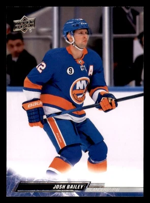 2022 Upper Deck Josh Bailey #113  New York Islanders - Image 1 of 2
