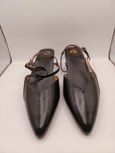 NEW Bared Footwear Nene 2 Low Heels-Black Leather Size 8.5/9 US (39) - Picture 1 of 23