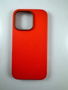 Coque en cuir originale Apple Magsafe pour iPhone 14 Pro prototype/étui d'ingénierie - Photo 1 sur 10