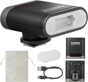 Mini Flash Ambitful AF100 - Flash para cámara GN12, 8 niveles de potencia - Imagen 1 de 9