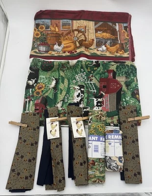 TELA ESTAMPADA GRANJA Y GRANJA - JOAN KESSLER, CRANSTON VILLAGE Y PIEZAS PEQUEÑAS Foto 1 de 4