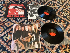 metallica lp lot (2) kill 'em all elektra VG+ & 5.98 ep VG+ ship tomorrow - Picture 1 of 2