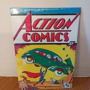 PANNEAU METAL Action Comics n° 1 Superman - Loot Crate DX Exclusive janvier 2017 - Photo 1/5