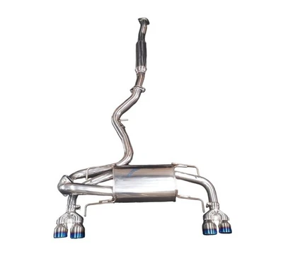 ULTREX CAT BACK EXHAUST FOR HATCH SUBARU WRX MY11-14 & STI MY08-14 TITANIUM TIPS - image 1 of 4