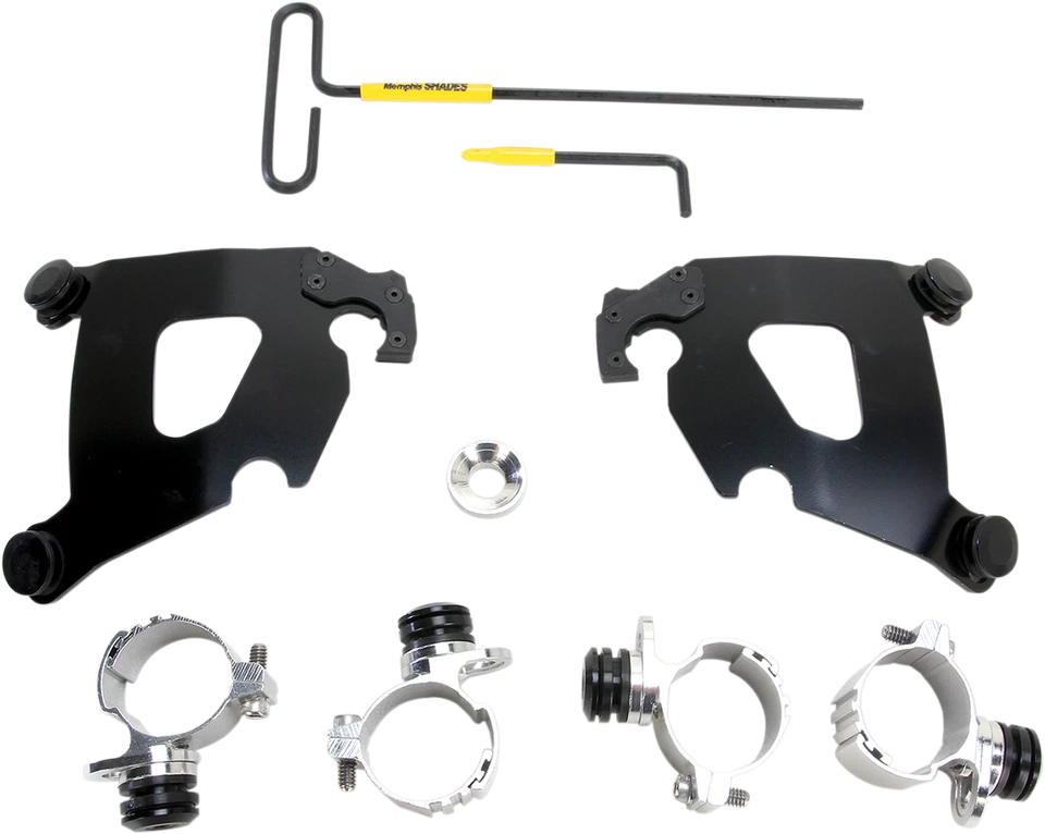 Kit de montaje de café MEMPHIS SHADES - negro - se adapta a XL883 MEB2003 Foto 1 de 1