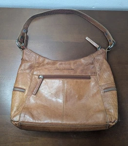 Spikes & Sparrow Braun Echtleder Handtasche Schultertasche Geldbeutel Medium - Bild 1 von 7