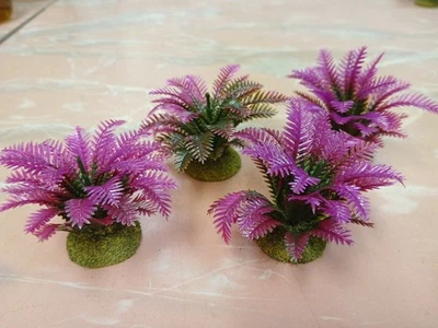 4 based Landscape Model Jungle Fuchsia Fern wargaming scenery terrain 1.5" Tall - Image 1 of 3