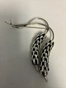 NAPIER ARTICULATED BERTOLLI SCULPTURAL WHEAT BROOCH - Picture 1 of 6