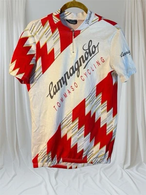 Camiseta deportiva de ciclismo retro vintage Tommaso Camagnolo manga corta talla M/L ROJA Italia Foto 1 de 4