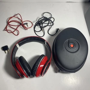 Beats By Dre Wireless Over-Ear Headphones Black & Red - Picture 1 of 9