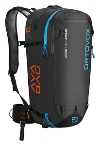 ZAINO ORTOVOX ASCENT 28L S AVABAG KIT BLACK ANTHRACITE - Imagen 1 de 6