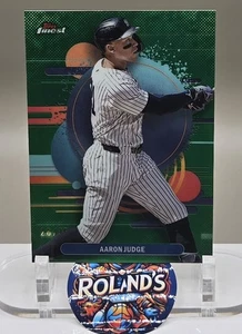 Béisbol Topps Finest 2025 Aaron Judge #172 refractor verde poco común/35 Yankees - Imagen 1 de 6