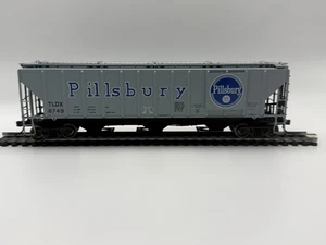 HO Athearn Pillsbury PS-2CD 4427 Hopper TLDX 6749 KD Kupplungen Metallräder - Bild 1 von 4