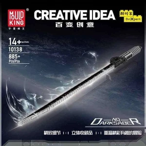 Mould King 10138 Star Wars Darksaber Lightsaber Life-Sized Replica 885 Pieces - Picture 1 of 6