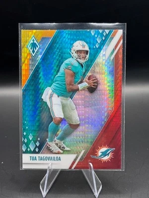 2021 Panini Phoenix - Tua Tagovailoa #76 Fire Burst - Image 1 of 2